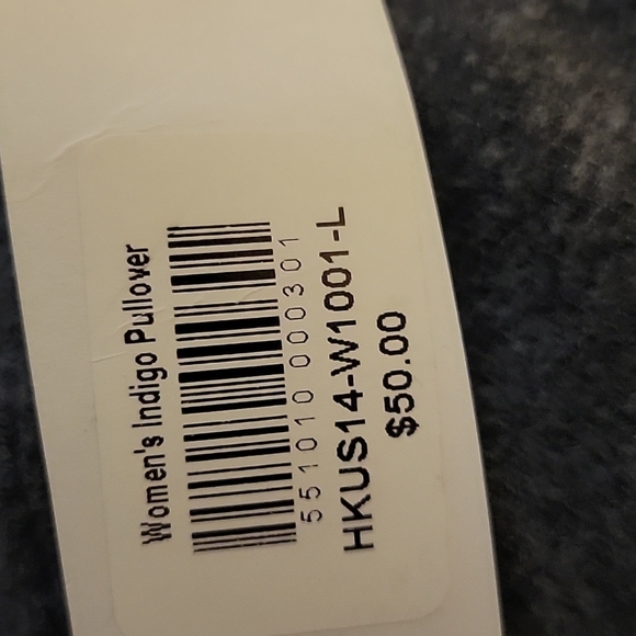 Women's blue grey Heineken US Open 2014 pullover sweater NWT - Picture 5 of 6